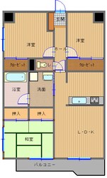 パインパレスの物件間取画像